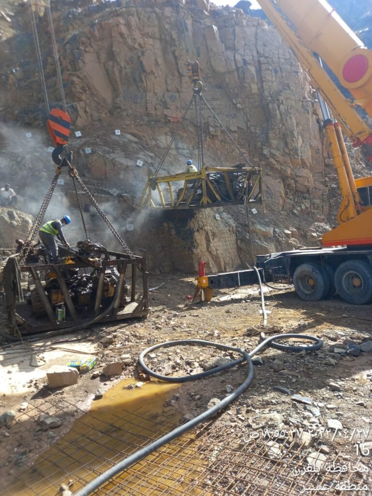 مقاول تثبيت صخور الرياض